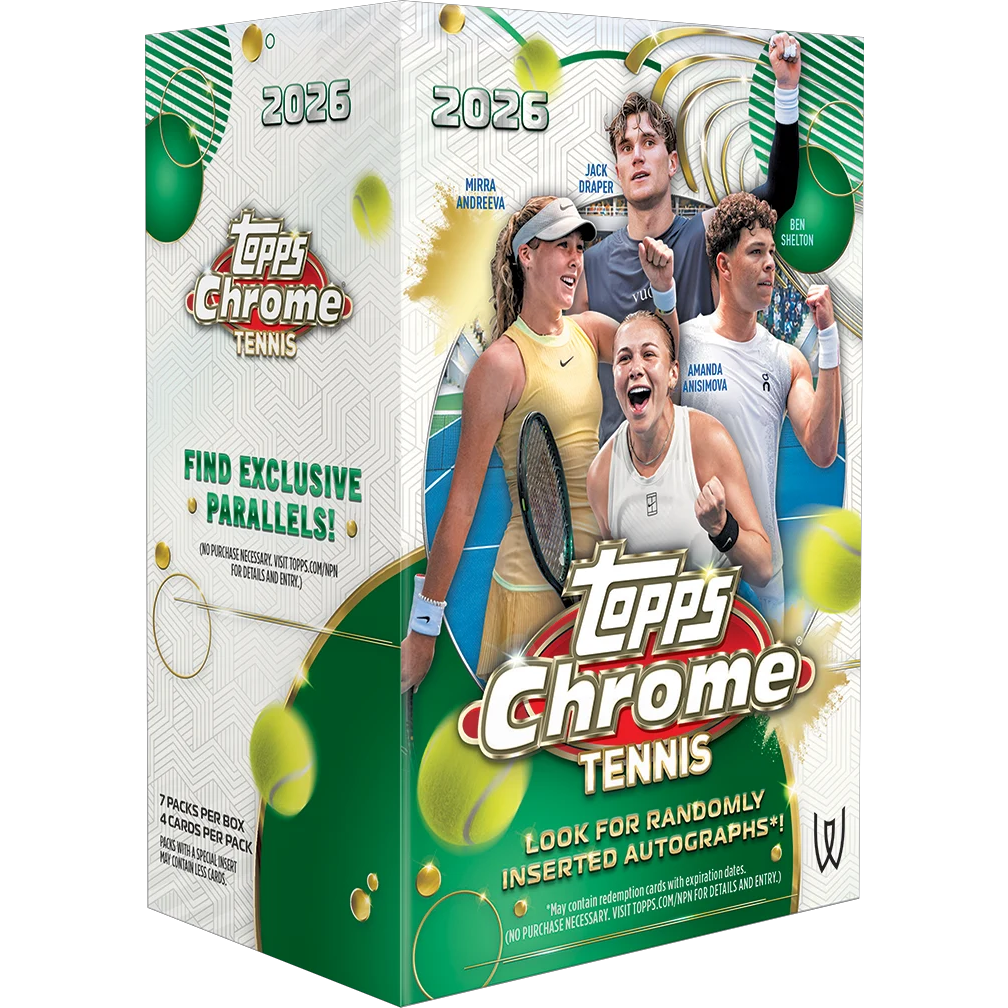Topps Chrome Tennis 2026 Value Box