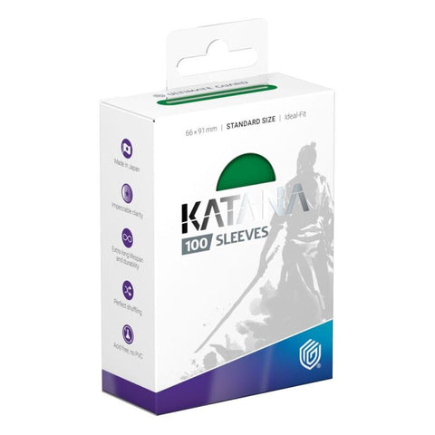 Ultimate Guard Katana Sleeves – 100 Kartenhüllen (Standard Size) - Jade