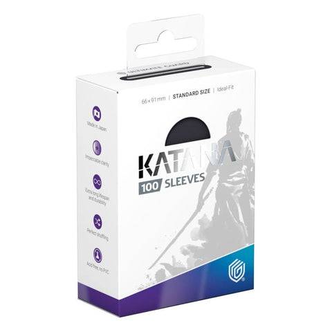 Ultimate Guard Katana Sleeves – 100 Kartenhüllen (Standard Size) - Obsidian Shard