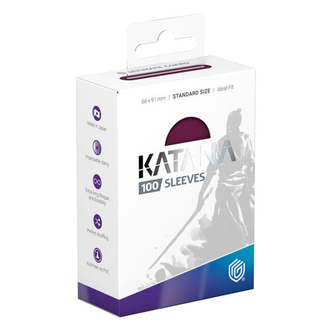 Ultimate Guard Katana Sleeves – 100 Kartenhüllen (Standard Size) - Radiant Plum