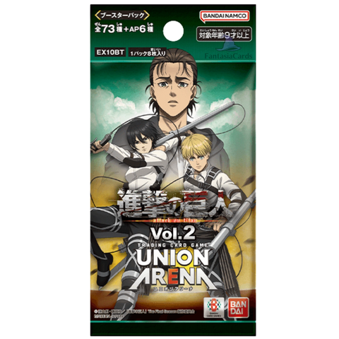 Union Arena Booster Pack Attack on Titan Vol.2 Einzelbooster (Japanisch)