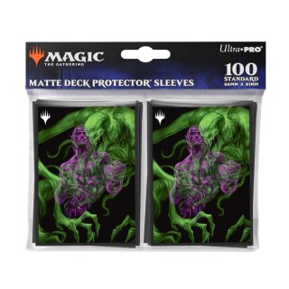 Ultra Pro – Magic The Gathering Duskmourn 100ct Deck Protector Sleeves - Tyvar, the Pummeler