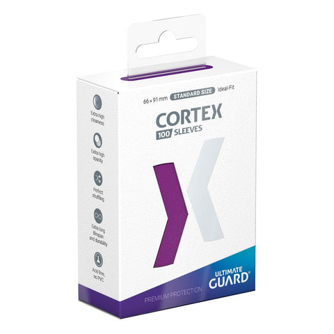 Ultimate Guard Cortex Sleeves – 100 Matte Kartenhüllen (Standardgröße) - Purple