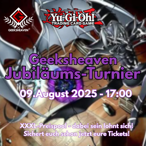 Yu-Gi-Oh! Jubiläums-Match – 09.08.2025 um 17:00 Uhr bei GeeksHeaven