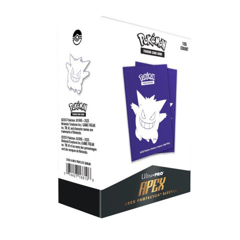 Ultra Pro – Elite Gengar 105ct Apex Deck Protector Sleeves für Pokemon