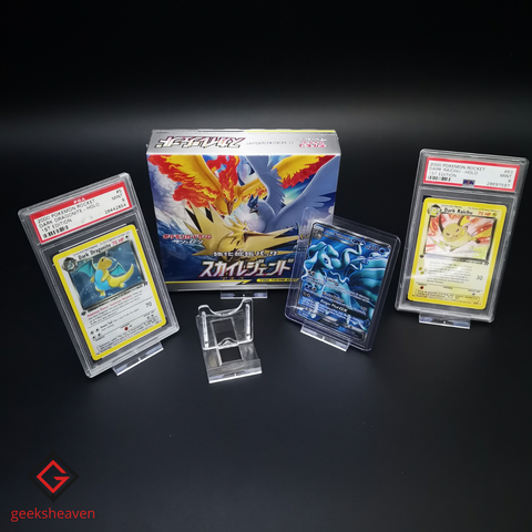 Acryl Ständer - Kartenständer für Videospiele, Pokémon/Yu-Gi-Oh! Karten PSA, BGS, GSG Karten Ständer