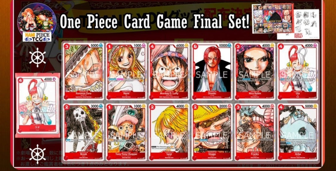 One Piece Card Game limitiertes Final Deck Film Red original Bandai (japanisch)