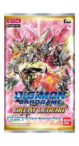 Digimon Card Game - Great Legends Booster Ver. BT04 english