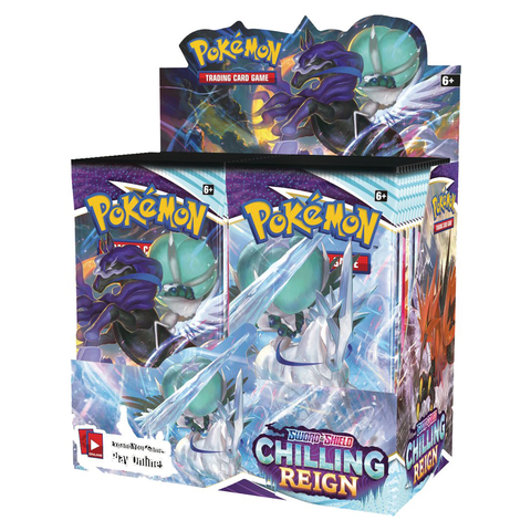 Pokemon Sword & Shield 06 Chilling Reign 36 Booster Display (englisch)