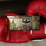 Rocky II Apollo Creed 24K Gold Plated Limited Edition Fight Ticket