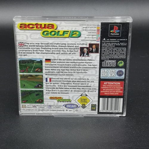 Actua Golf 2 - Sony PlayStation 1 Spiel