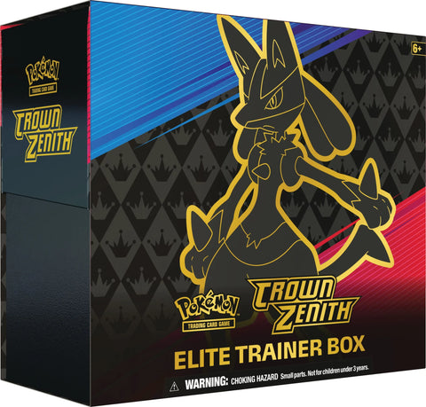 Pokemon Sword & Shield Crown Zenith Swsh 12.5 Elite Trainer Box ETB (englisch)