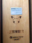 Original Pokemon Center x Bear Walker Hand geschnitzt Piplup Plinfa Tiplouf Skateboard LIMITIERT