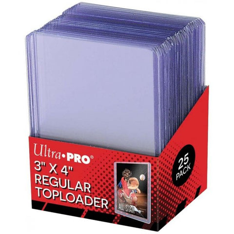 Ultra Pro Regular Toploader 3" x 4" 63,5 mm x 88,9 mm - 25 Stück