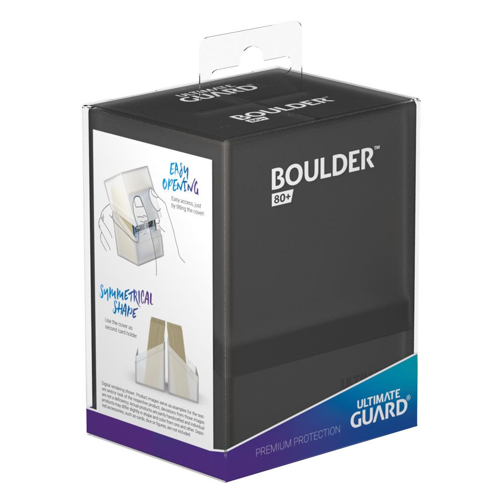 Ultimate Guard Boulder Deck Case 80+ Standardgröße Onyx