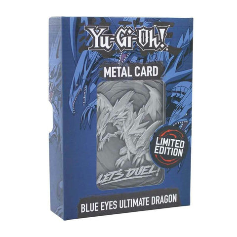 Yu-Gi-Oh! Limited Editio Metal Card Collectible - Blue Eyes Ultimate Dragon